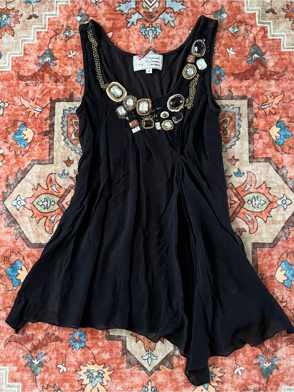 Vintage Black Fairy Top